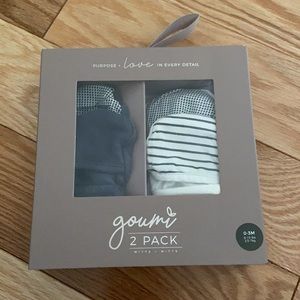 3 SETS Goumikids mitts baby Velcro mittens 0-3 months